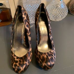 Leopard heels